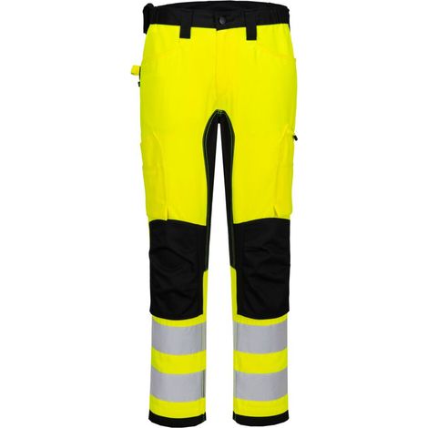 Pantalon De Travail éco-conçu Wx2 Stretch - Taille 40 - Jaune/noir - Portwest