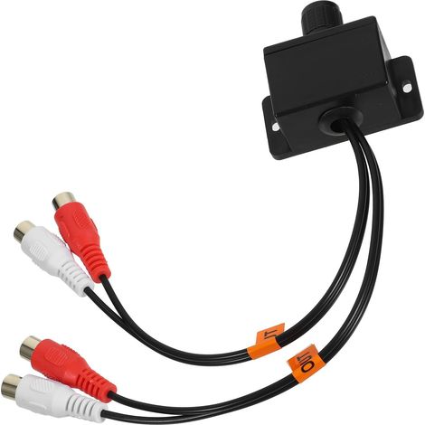 Contrôleur de Niveau de Voiture Noir en Plastique et Fer Réglage du Volume Facile à Utiliser pour Système Audio Automobile Design Élégant (1/5)