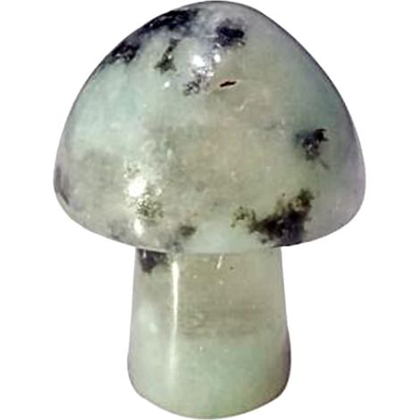 Champignon En Pierre Naturelle - Cristal D'Améthyste Et Quartz Rose - Décoration Aquarium Et Pot De Fleurs - Lot De 1 (1/5)