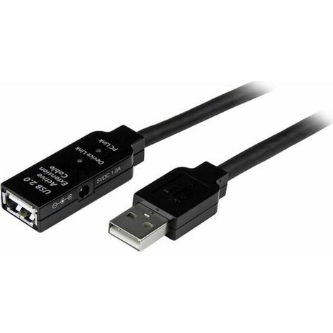 Cable USB Startech USB2AAEXT5M Negro (1/3)