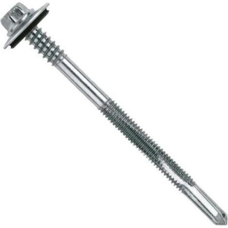 tornillo broca panel sandwich arandela p-16 zincado torn.sandw. 5.5/6.3-150mm rosca/punta psl