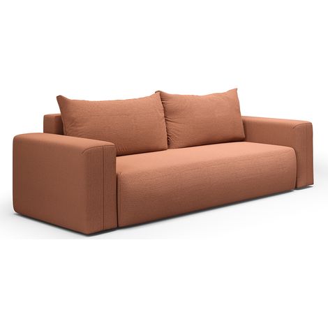 3-Sitzer-Sofabett mit Truhe Bliss Kupfer