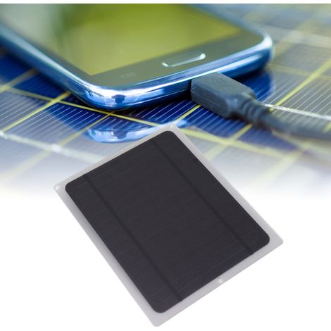Panneau Solaire Portable Kit Chargement Monocristallin 12W pour Ventilateur Auto & Téléphone avec Accroches et Clips Batterie (1/5)
