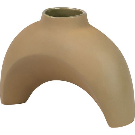 Zante Grüne Keramikvase 28x13x21 cm (1/5)