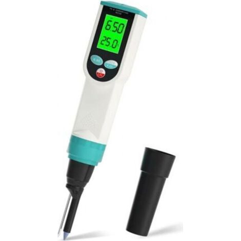PH Meter with ATC Food PH Tester, Waterproof Digital Food PH Meter with High Precision PH/Temperature Probe (1/5)