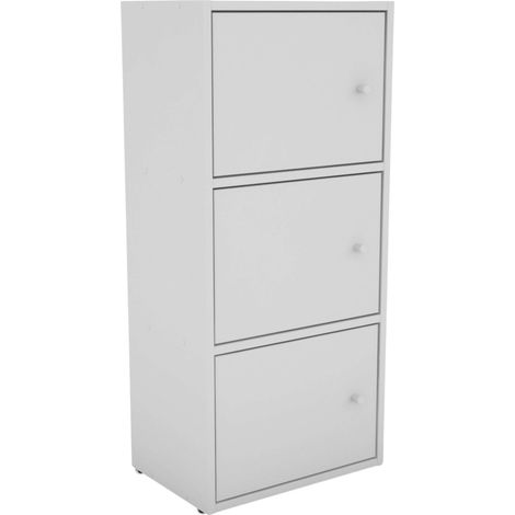 Buffet 3 portes, meuble de rangement pour salon et salle à manger, Plea, 42 x 92 x 29 cm (1/5)