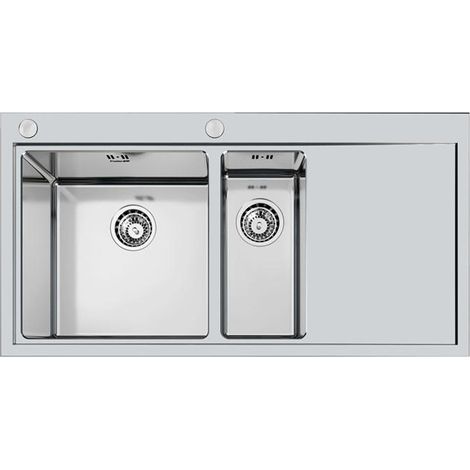 Foster Master 100.1,5V.FT Fregadero empotrado Rectangular Acero inoxidable (1/5)