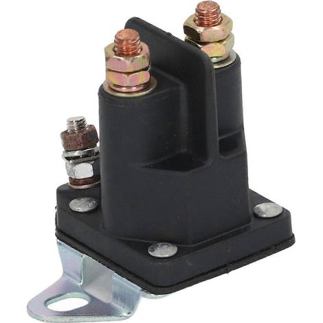 Relais de démarreur tripolaire 12 V CC avec bobine en laiton et interrupteur à solénoïde pour VTT et tondeuses à gazon