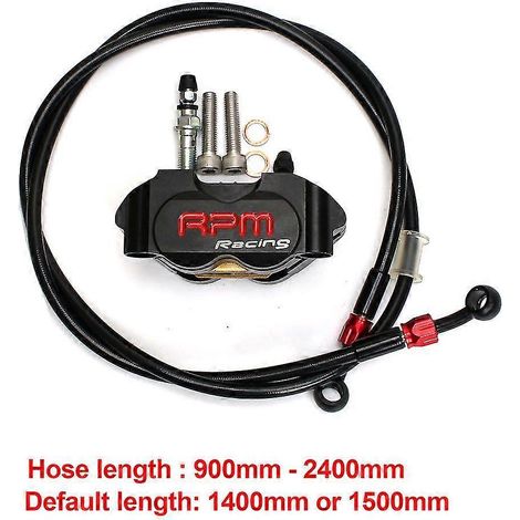 Ensemble maître-cylindre et étrier de frein à disque hydraulique avant et arrière pour moto Yamaha, scooter RSZ, Jog Force et moto tout-terrain (modification) - étrier et tube (1/5)