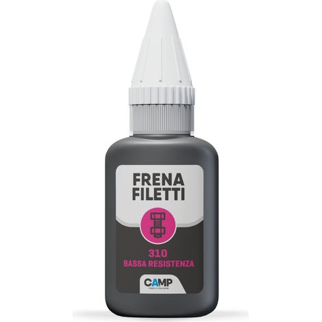 CAMP 310 - Frenafiletti a Bassa Resistenza Meccanica, Adesivo Frenante per Viti Dadi e Parti Filettate, Frena Filetti ad Azione Sigillante - Evita Allentamenti Dovuti a Urti e Sbalzi Termici, 20 ml (1/2)