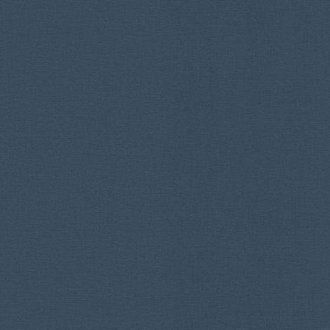 Rasch Tapete 452082 aus der Kollektion Kalahari-Einfarbige Vliestapete in dunklem Blau mit textiler Struktur-10,05m x 53cm (L x B) Papier peint, Bleu