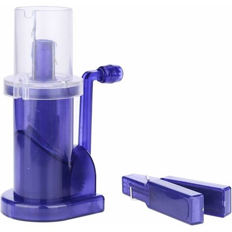 Strumento per maglieria, strumento per cucire a maglia blu, macchina per maglieria 5,5 x 3,7 pollici, macchina per maglieria a mano, per maglieria fai da te, mini macchina per maglieria, rocchetto per