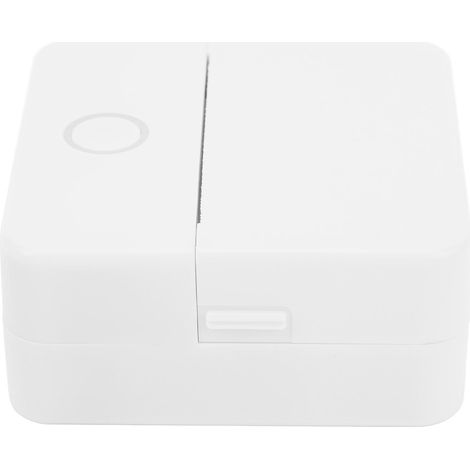 Mini imprimante thermique portable sans encre, de poche, avec application pour photos, reçus, notes, listes, étiquettes, mémos et codes QR. Style rétro. X33 Blanc. (1/5)