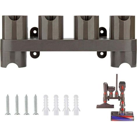 Support d'Accessoires Mural, Ensemble de Convertisseur d'Adaptateur pour Dyson V11 V10 V8 V7, Remplacement pour Aspirateur Dyson (6 Prises de Stockage