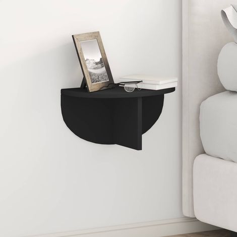 vidaXL Étagère Murale Noir 38 x 19 x 19 cm Bois d'ingénierie