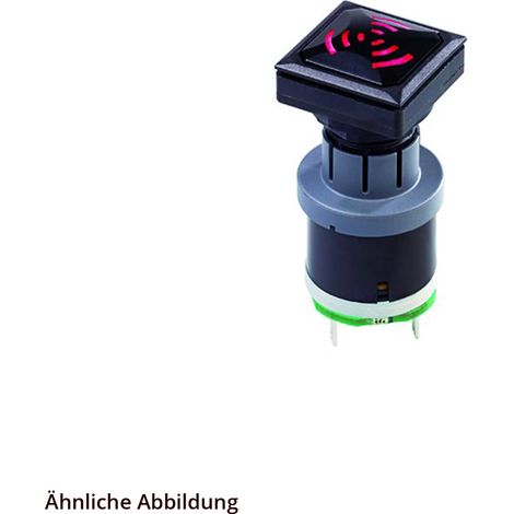 Georg Schlegel Akustischer Signalgeber, Intervall beleuchtbar, quadratisch, OKTRON-JUWEL Flachstecker 2,8mm x 0,8mm - 1 Stück