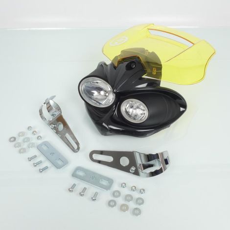 Gabelkopf, doppelte Scheinwerferplatte, Optik Mad Venom, (1/4)