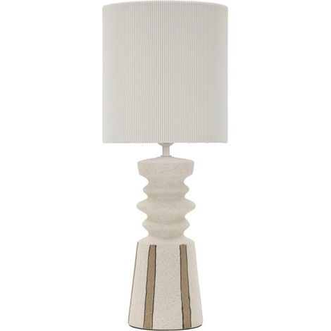 Lampe de table en céramique multicolore, diam. 22,5 x 57 cm, Tribal (1/5)