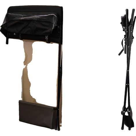 Table à langer, cadre en fer, 31,5 x 24,8 pouces, supporte 33 lbs, structure triangulaire stable, grandes options de rangement (1/5)
