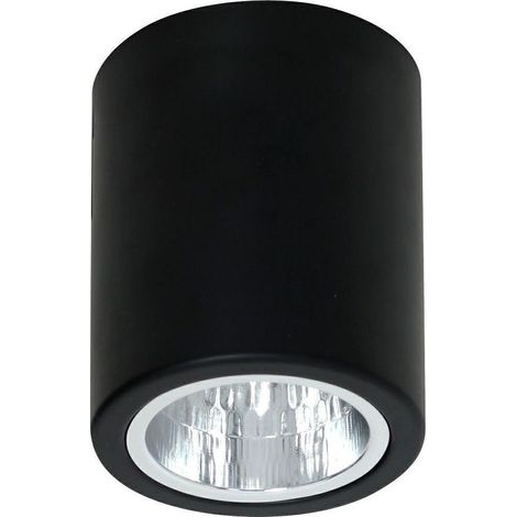 Lámpara luminex downlight round 15W metal negro 11,2 cm (1/2)