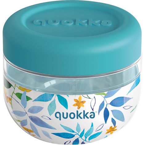 Quokka Bubble Food Jar - Contenedor de comida/Lonchera 500 ml (Hojas de acuarela) (1/3)