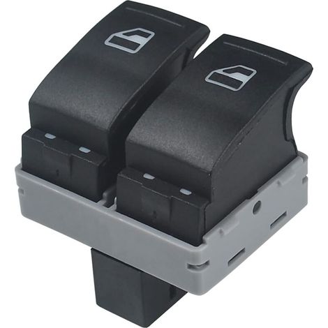 Interruttore alzacristalli elettrici, pulsante interruttore alzacristalli elettrici 7E0959855A per Muvan T5 T6 2005-2009 lato guidatore