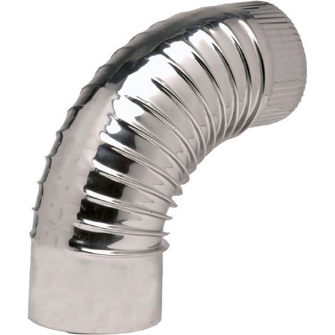 Coude 90° plissé inox 304 Ø153 - Ten