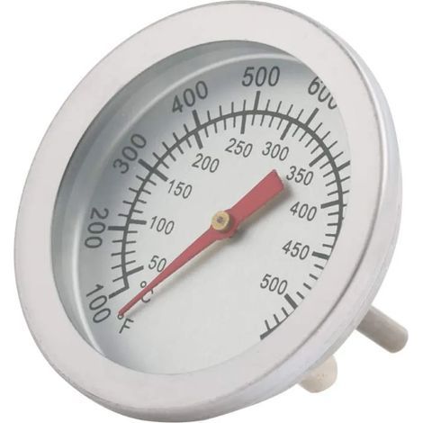 Smoker-Grill aus Edelstahl mit Thermometer und Temperaturanzeige, 50-500 °C (1/5)