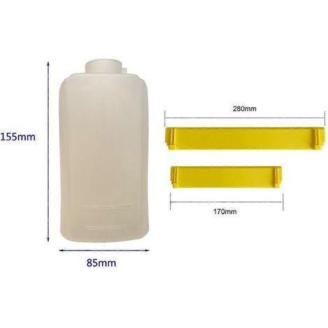 Pour Karcher WV6 5.633-254.0 Réservoir d'eau et lame de raclage pour lave-vitres 5.633-360.0 Aspirateur à vitres() (1/4)