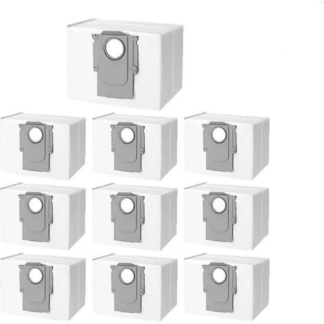 Sacs pour aspirateur Roborock Q7, Q5, Q8, etc. - Lot de 10-AquaForge