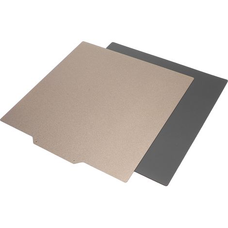 Plaque de construction d'imprimante 3D 250x250mm, Double face, mat, lisse, lit d'impression PEI pour Qid1 Tech Q1 Pro 2.4 V2 250 Ankermake M5 (1/5)