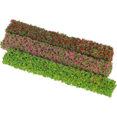 Lot de 3 buissons pour maison de poupée, accessoires de jardin miniatures et décors. (1/5)