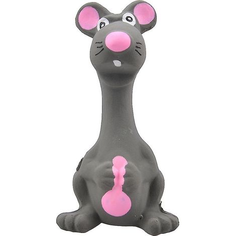 Souris en latex pour la dentition, jouet interactif à mâcher et à rapporter, jouet pour chiot couineur
