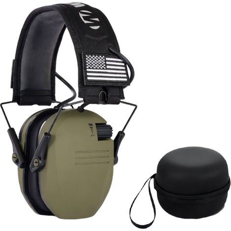Casque antibruit actif pour le tir, protection auditive électronique, réduction du bruit, casque de chasse pliable (1/5)