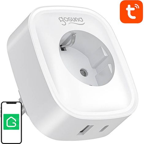 Gosund SP6 16A USB-C 20W Tuya Smart WiFi/Bluetooth Steckdose