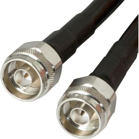 Câble d'antenne ALLNET / connecteurs de type N mâle/mâle, RG-8, 7 m