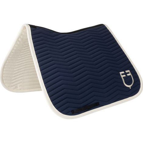 EQUESTRO Sottosella dressage BLU taglia PONY Wave Quilting (1/3)