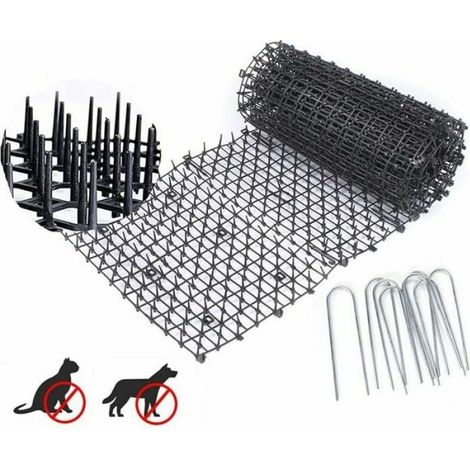 Tapis pour chat avec picots, répulsif pour chats et chiens, répulsif naturel et écologique pour jardin, clôture, canapé (1/4)