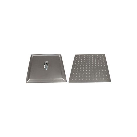 SOFFIONE DOCCIA INOX QUADRO 250X250 MM (1/2)