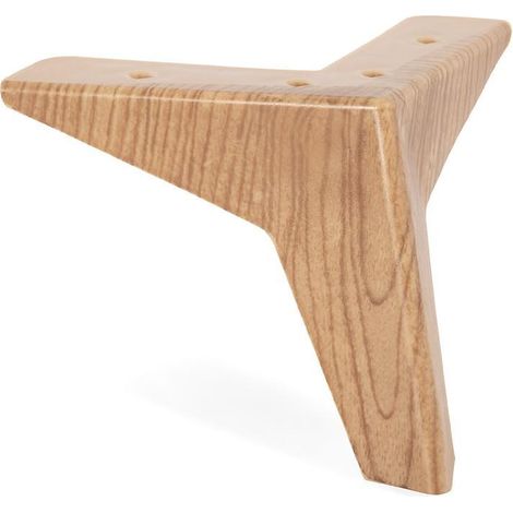 pata plástico modelo togo 130x130 acabado blanco mate, negro mate, madera altura h100 acabado madera