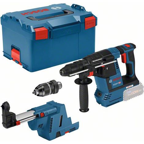 Bosch – Marteau perforateur sans fil 18V – Énergie de percussion 2.6J – SDS-Plus pour béton et maçonnerie – Moteur sans balais – L-BOXX inclus