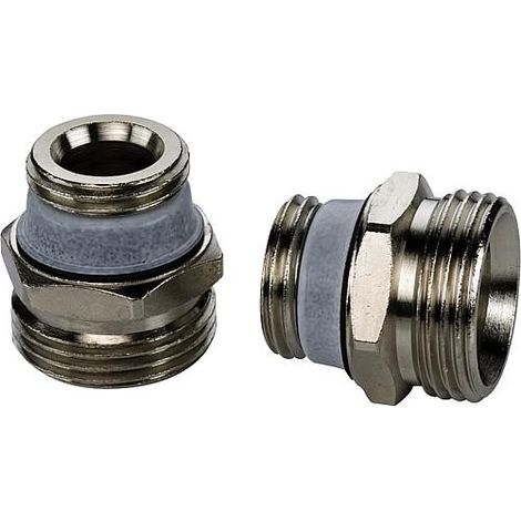 Pièce de transition 1/2"AG x 3/4"AG (FADV340ZF) (2 pièces) auto-étanche