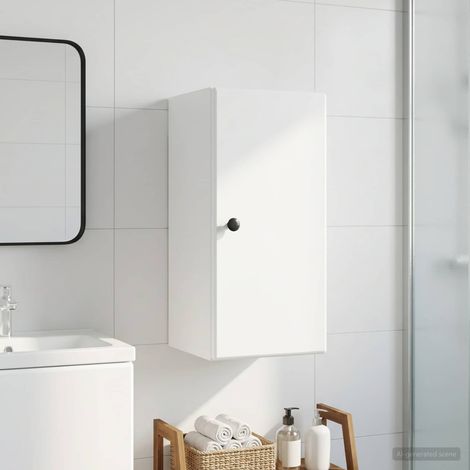 Beyamis Meuble de salle de bain mural Blanc 30 x 31 x 59 cm (1/5)