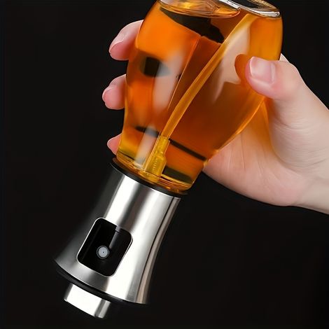 Flacon pulvérisateur rechargeable pour huile et huile d'olive, en acier inoxydable 304 et en verre, pour barbecues et grils.-AquaForge (1/5)
