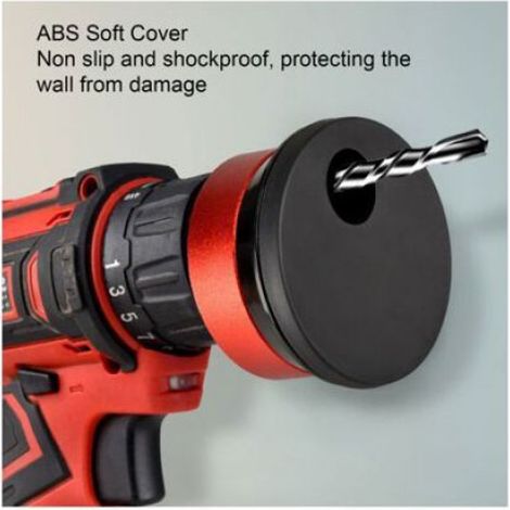Capuchon anti-poussière 9 trous pour perceuse – ABS + aluminium, léger et portable (1/5)