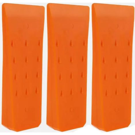 Lntyq 6" Coin D'Abattage pour TronçOnneuse avec Pointes pour Un Abattage SûR, ABS Coins éclateurs pour Jardinage, Robuste et Durable, Outil Accessoire pour Bûcheron (3 Pièces)