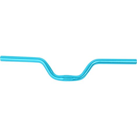 Guidon de vélo en aluminium 25,4mm520mm, barre relevée, pignon fixe (bleu) (1/5)