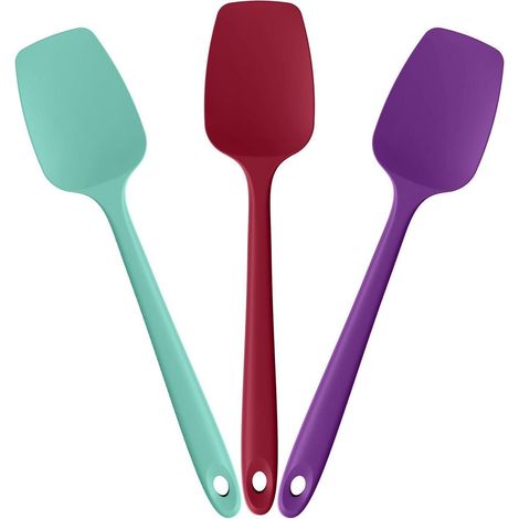 Silikon Löffelspatel 3er Set, 315°C hitzebeständig, flexibel, antihaft