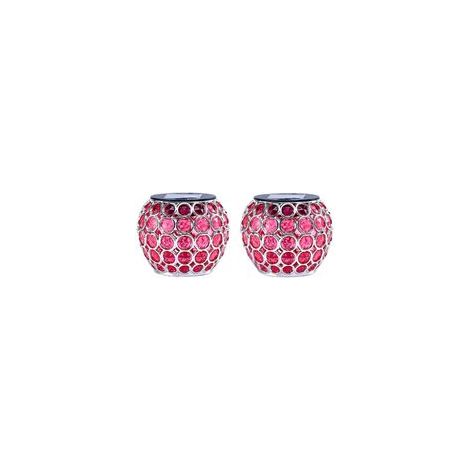 EASYCOMFORT Lot de 2 lampes de jardin solaires LED en forme de pot de mosaïque, décoration extérieure étanche (1/4)