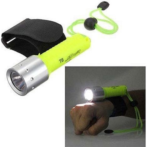 TrAdE Shop Traesio - Torcia Subacquea Impermeabile Led 200-800 Lumen Cree Sub Luce Lampada -